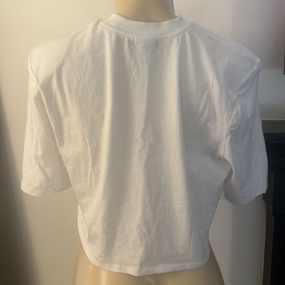 AFRM white crop tee - Picture 4 of 6